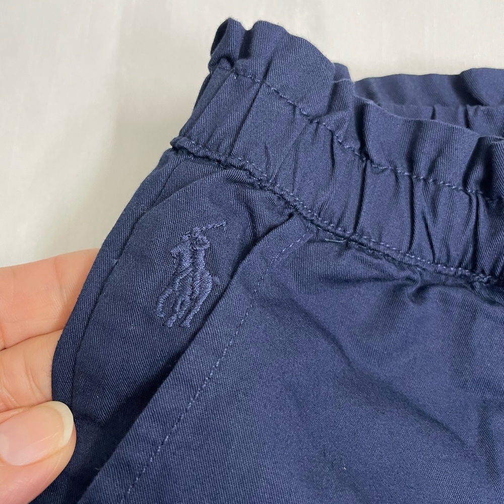 Polo Ralph Lauren Navy  Blue  Girls  Shorts     Size 8 100% Cotton - Picture 4 of 13